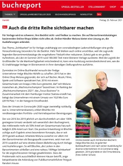 buchreport - Moluna: Auch die dritte Reihe sichtbarer machen