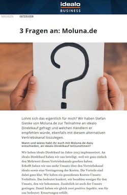 3 Fragen an: Moluna.de - Teil 1